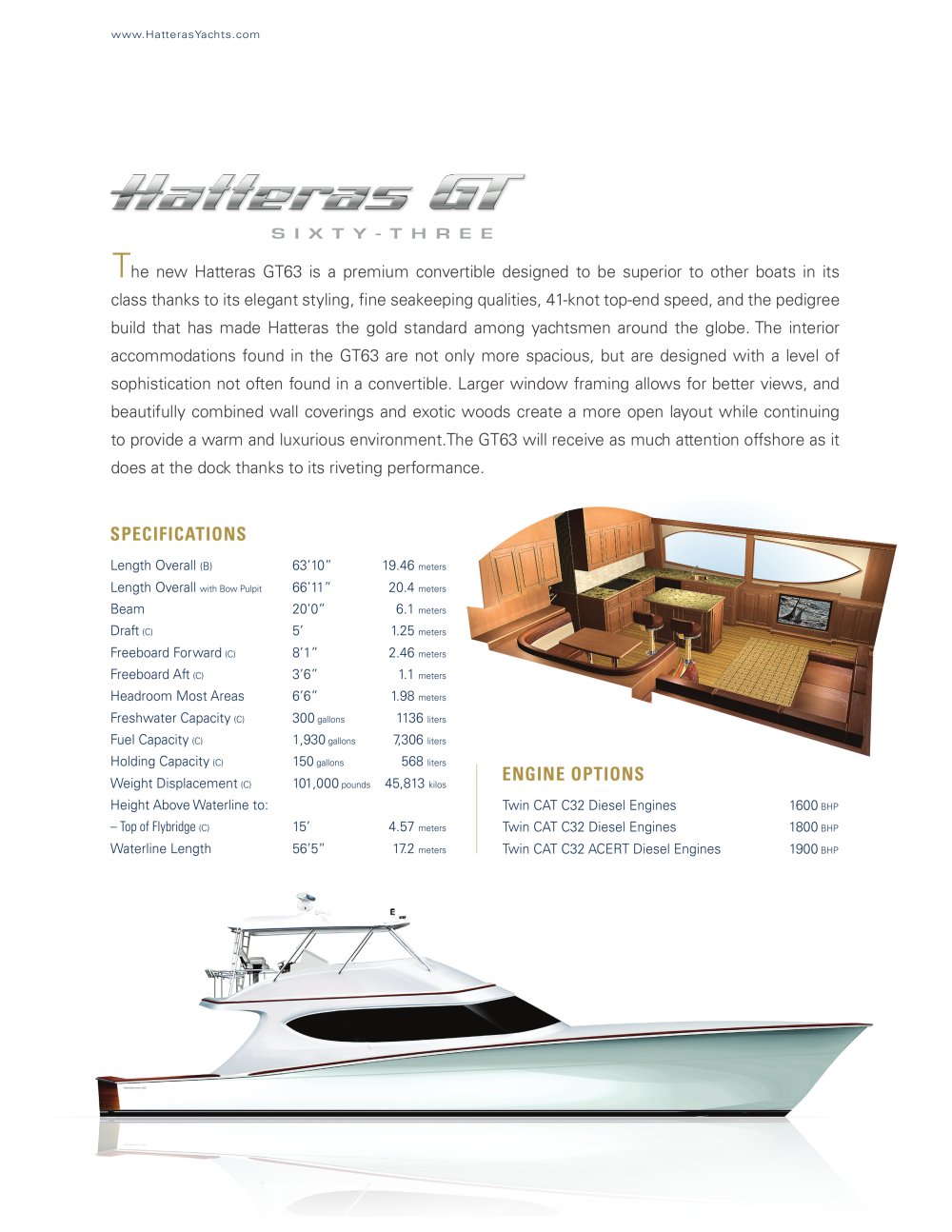 GT 63 - Hatteras Yachts