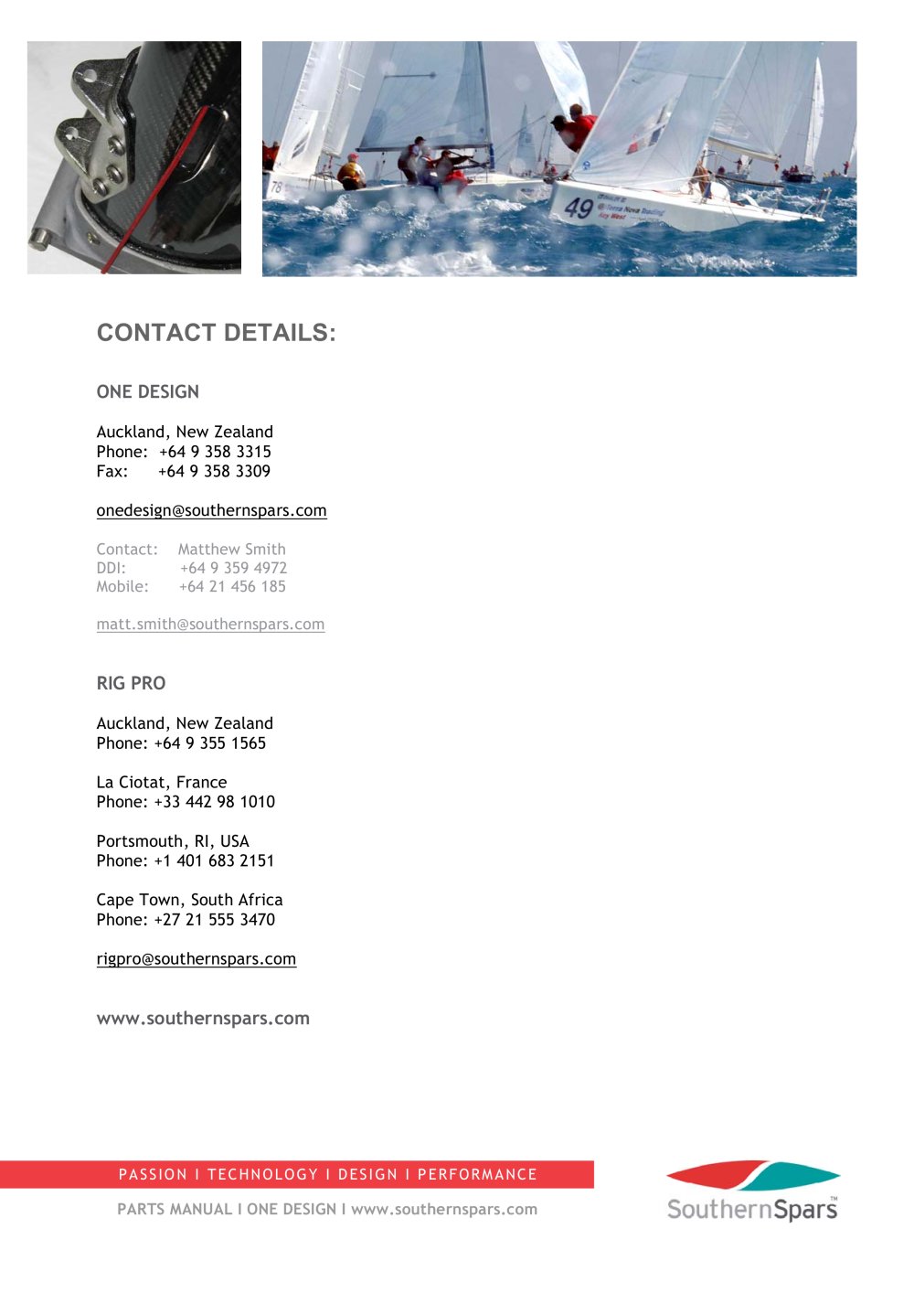Southern Spars - 