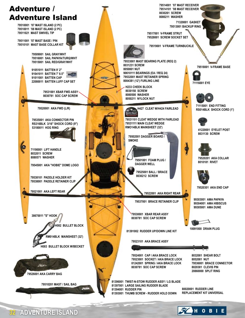 Hobie Cat USA - 272539, 152499, 17154, 63171, 4228