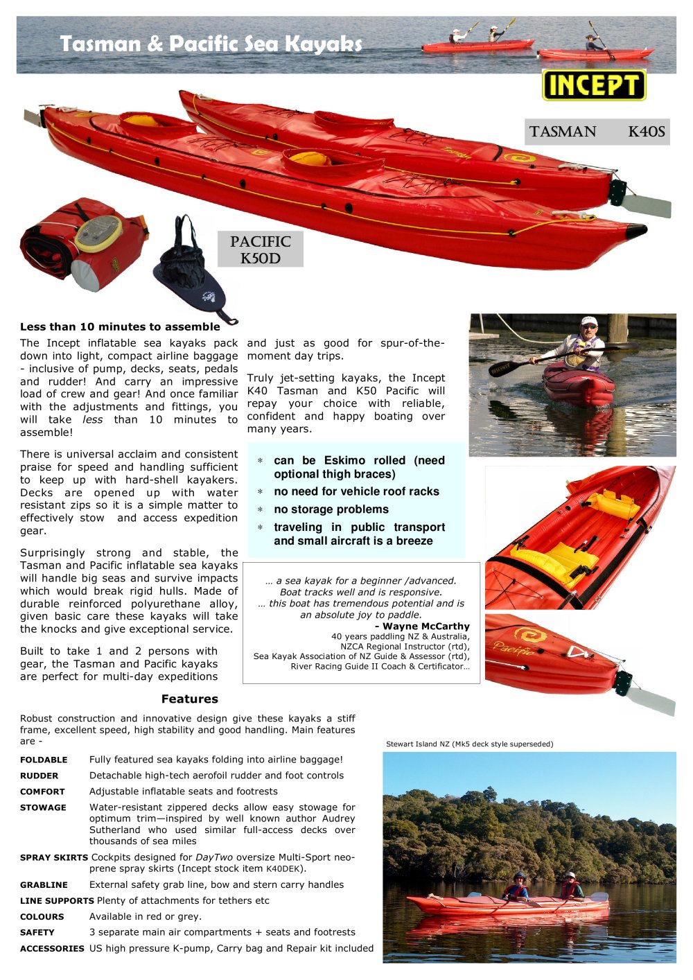 K 50 D MK 8 TASMAN PACIFIC - Incept