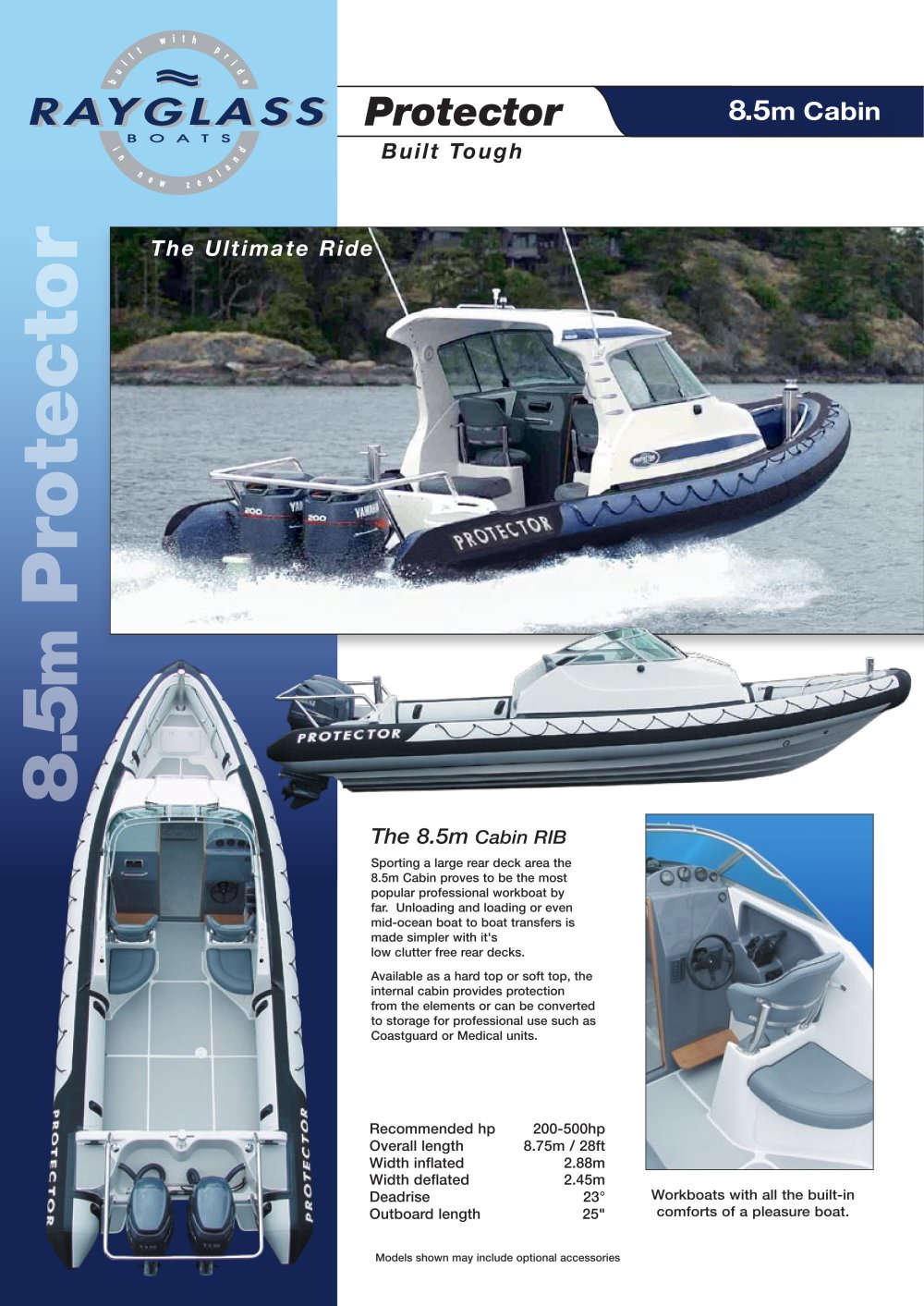 PROTECTOR 8.5 CABIN - Rayglass Boats