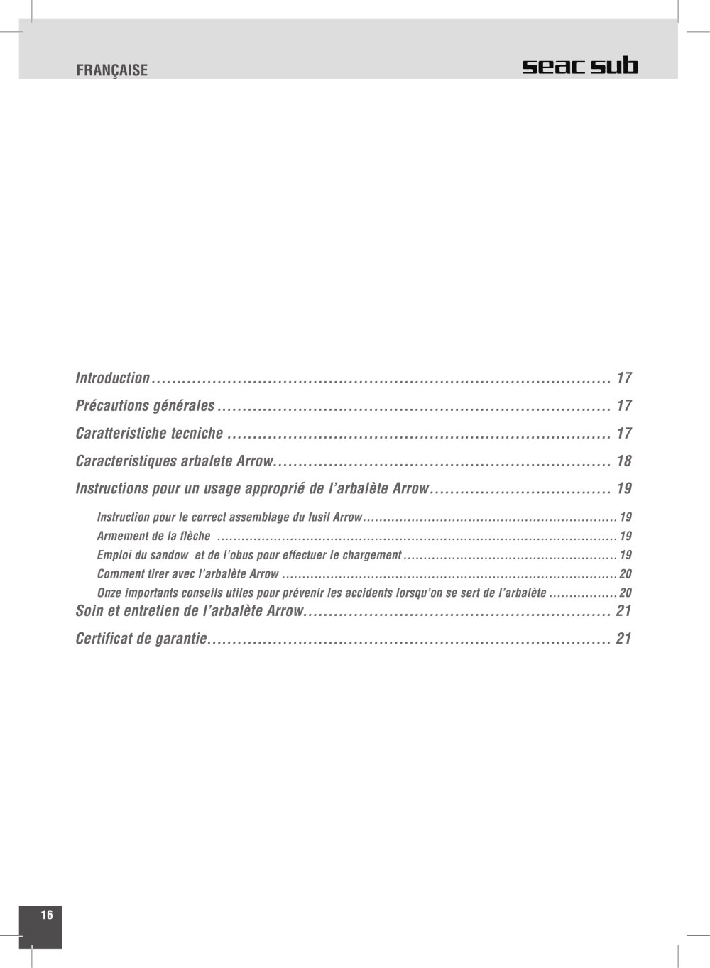 Seac sub - 