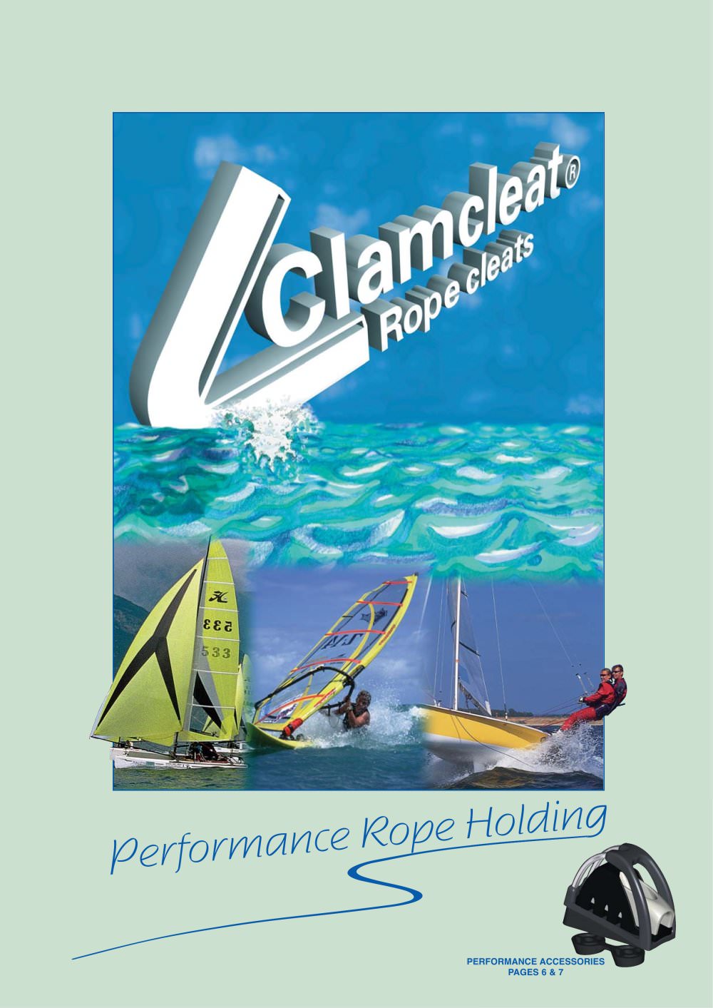 Clamcleat rope cleats - Clamcleat
