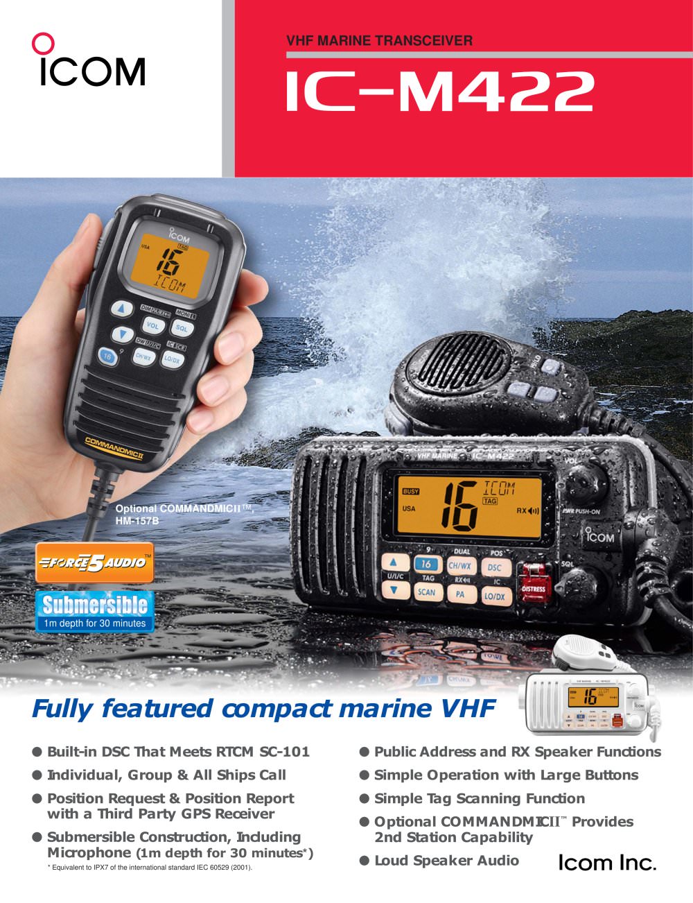 Icom - 139899, 152498, 19115, 4745, 15967