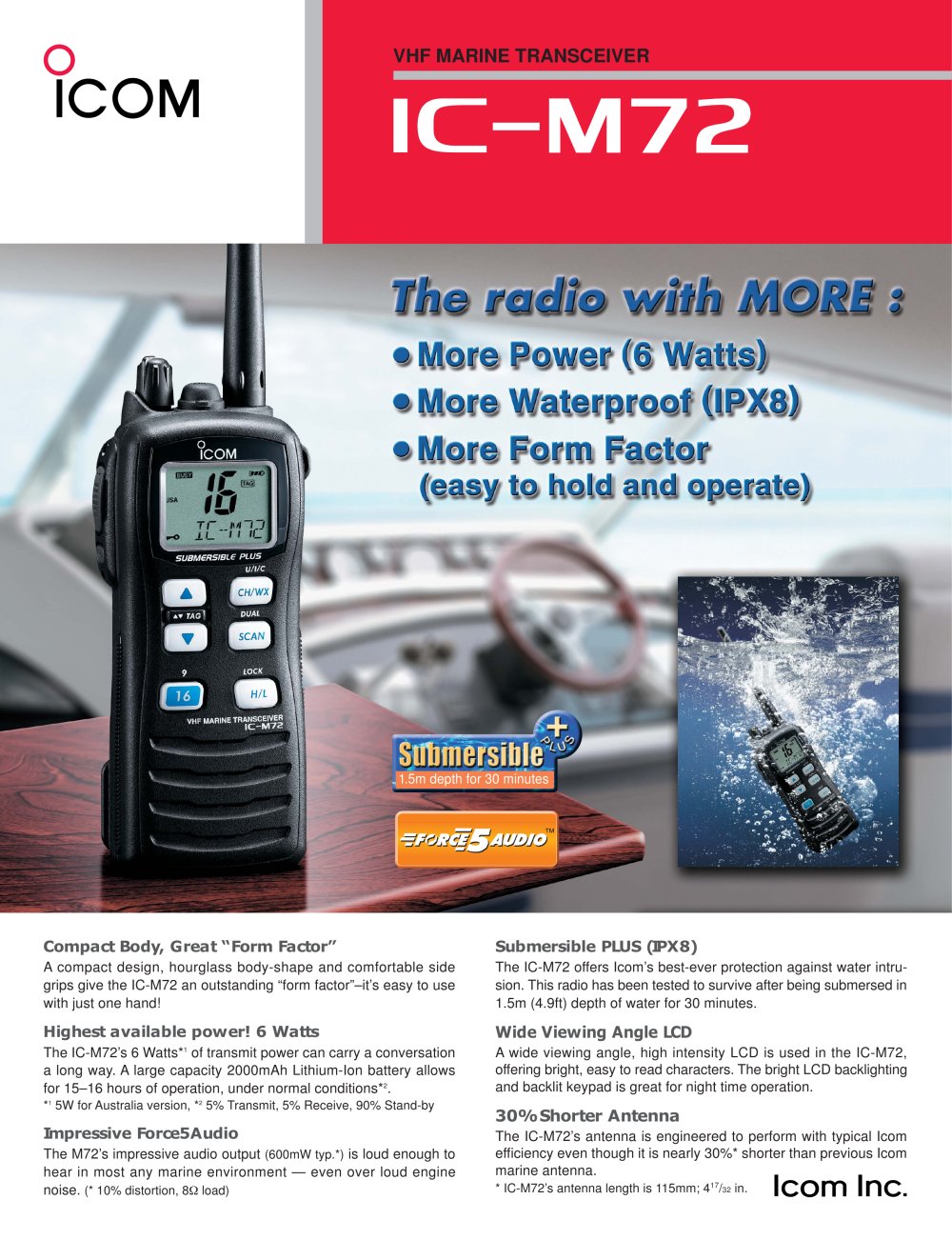 IC-M72 - Icom