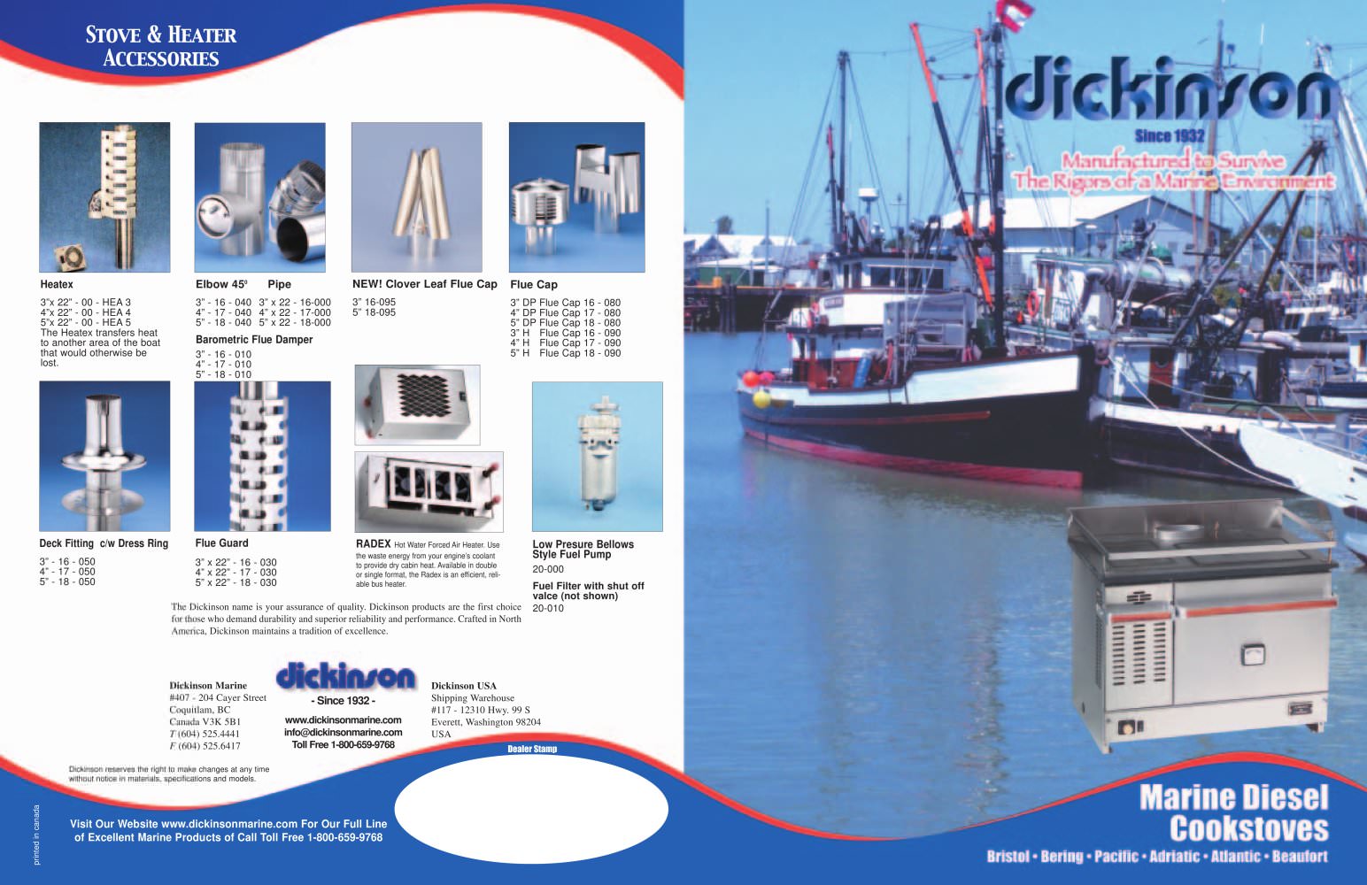 Diesel Cook-Stoves - Dickinson