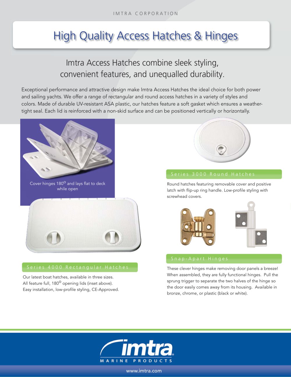 hatch brochure imtra pdf catalogues documentation boating