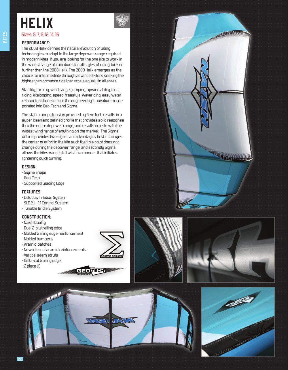 2008 HELIX - Naish Kiteboarding