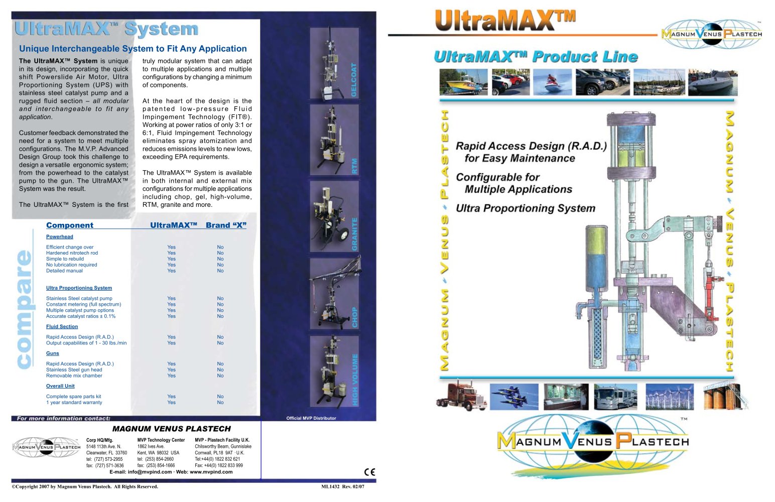 ultramax 11x17 brochure ml1432 magnum venus products pdf