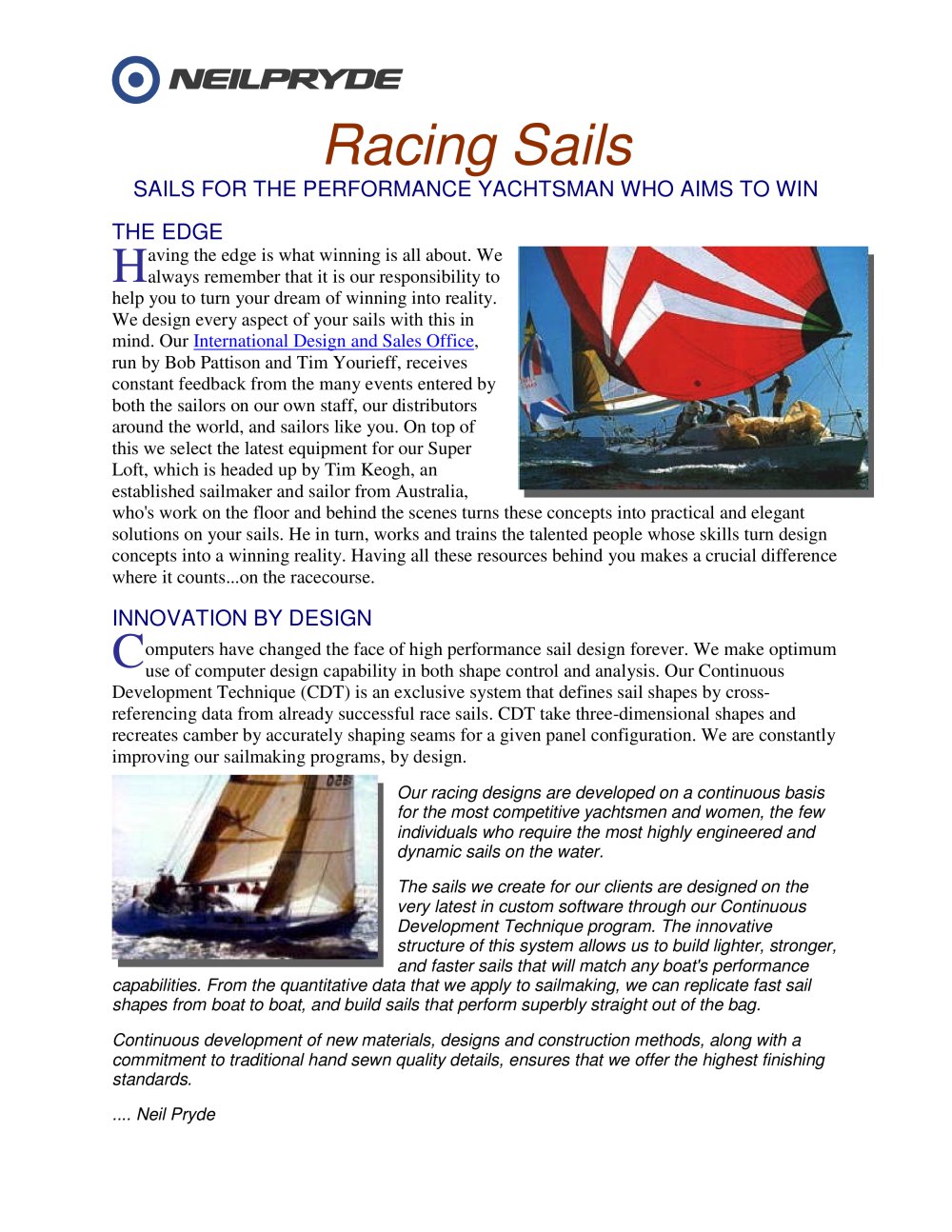Neilpryde Sails - 4412, 4967, 4862, 152483