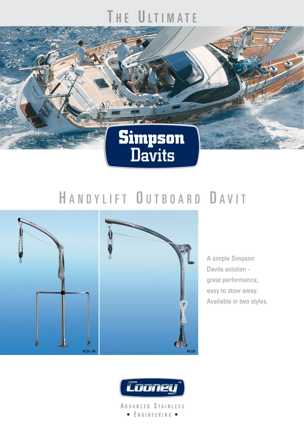 Handylift-Outboard-Davits - Cooney Marine