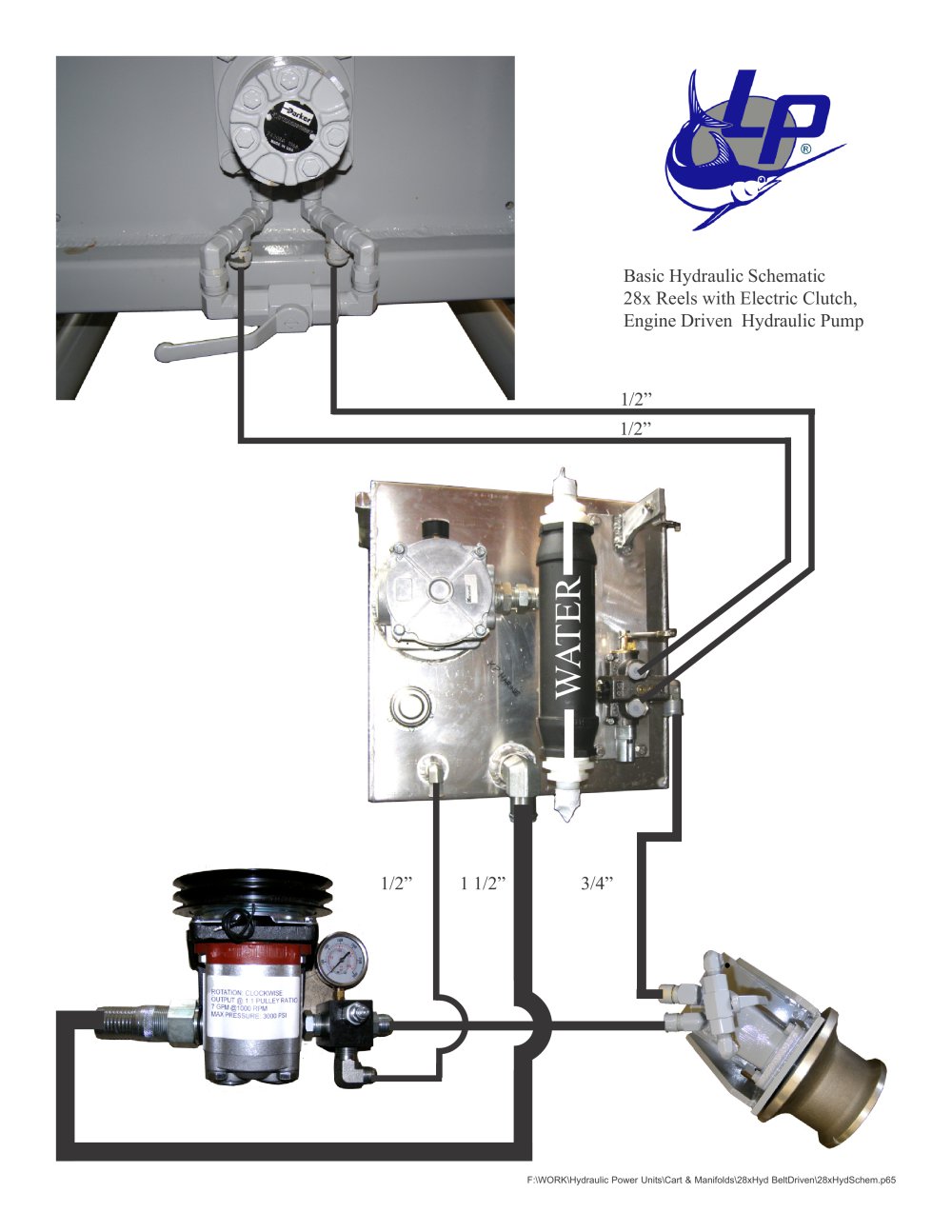 Schematic, Engine Driven Pump - - 1 / 1 Pages