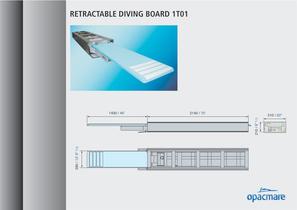 retractable diving board model 1T01
