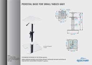 table bases model 6681