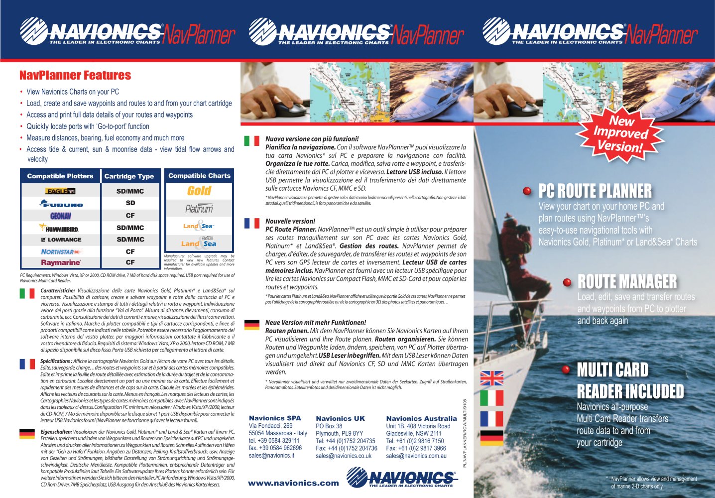 Navionics - 57916, 57475, 59461, 15968