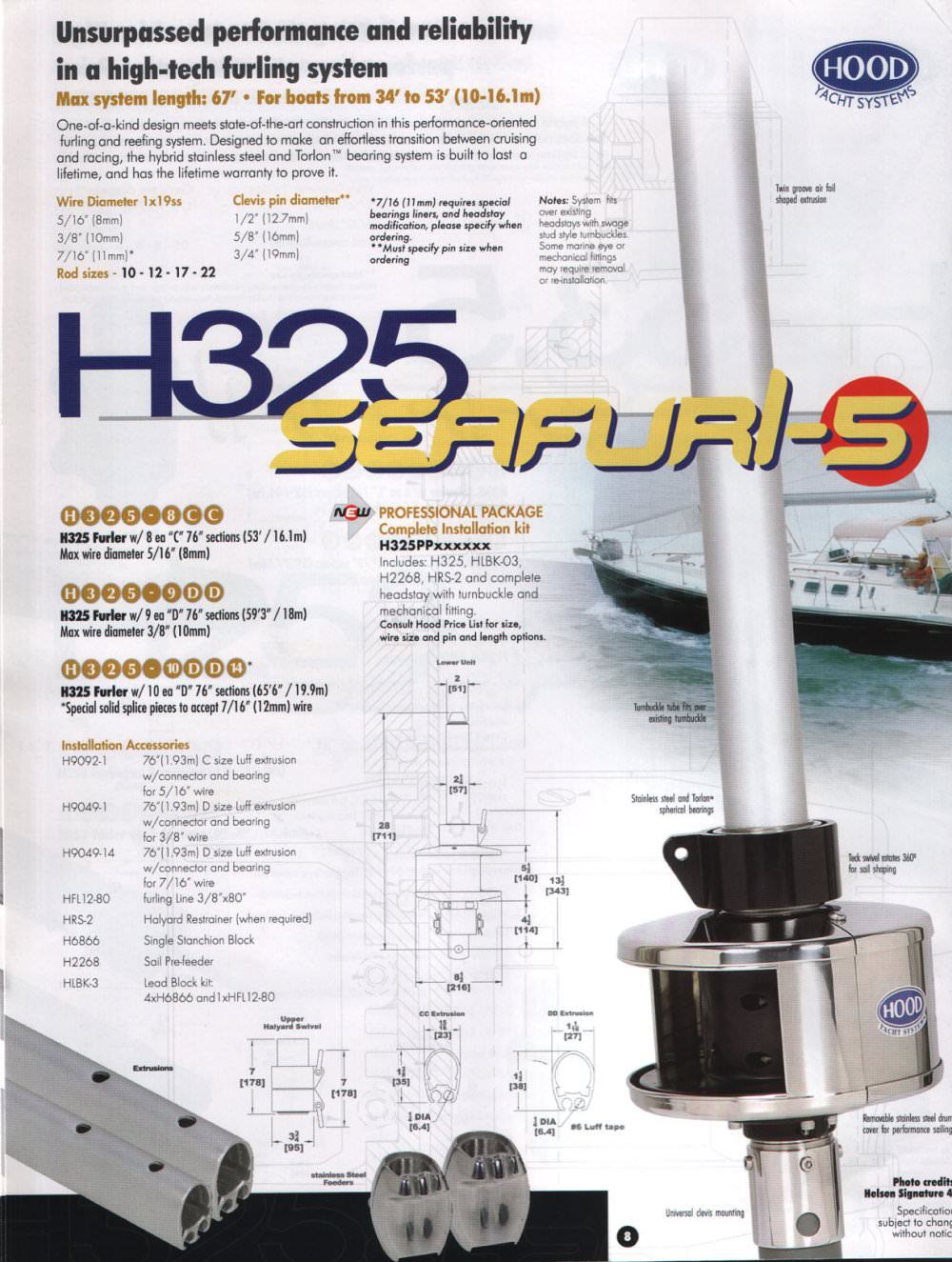 Hood Yacht System - 152354, 152483, 17455, 16247, 4228