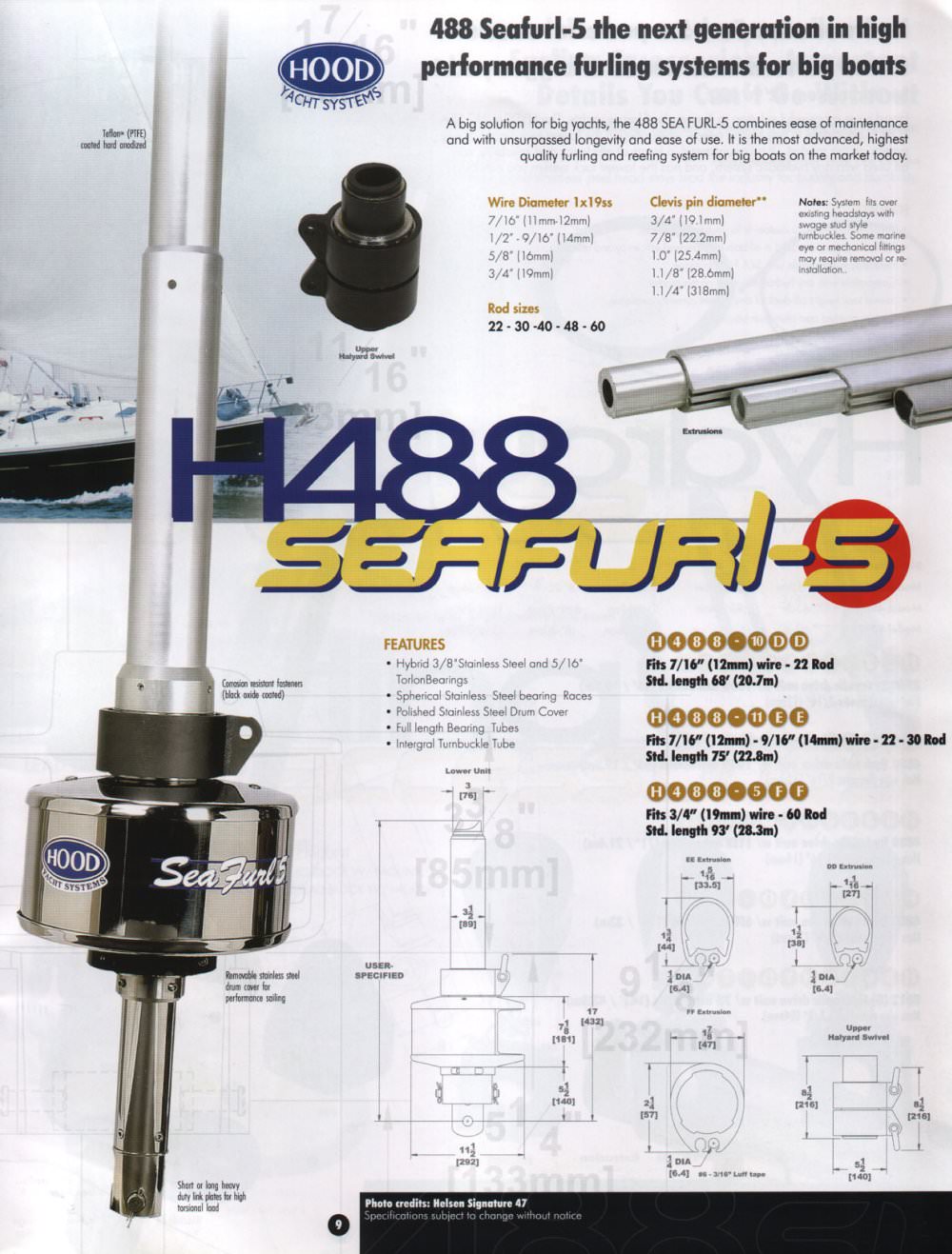 Hood Yacht System - 152358, 16247
