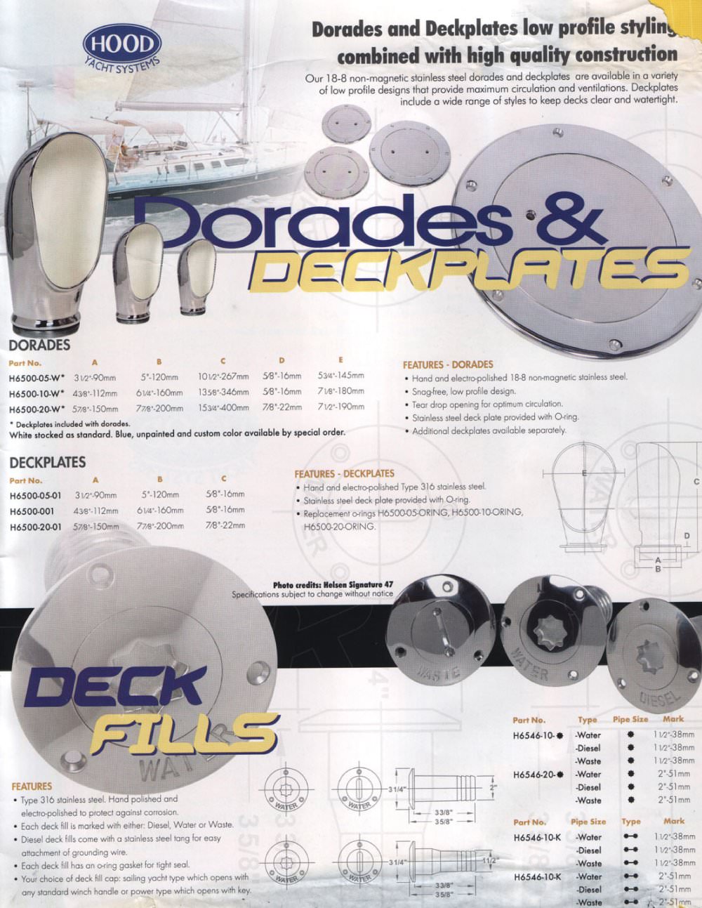 Hood Yacht System - 3356, 3523, 152524