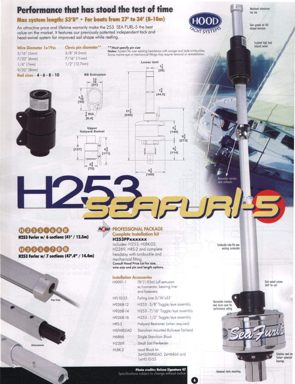 Hood Yacht System - 152358, 16247, 4228