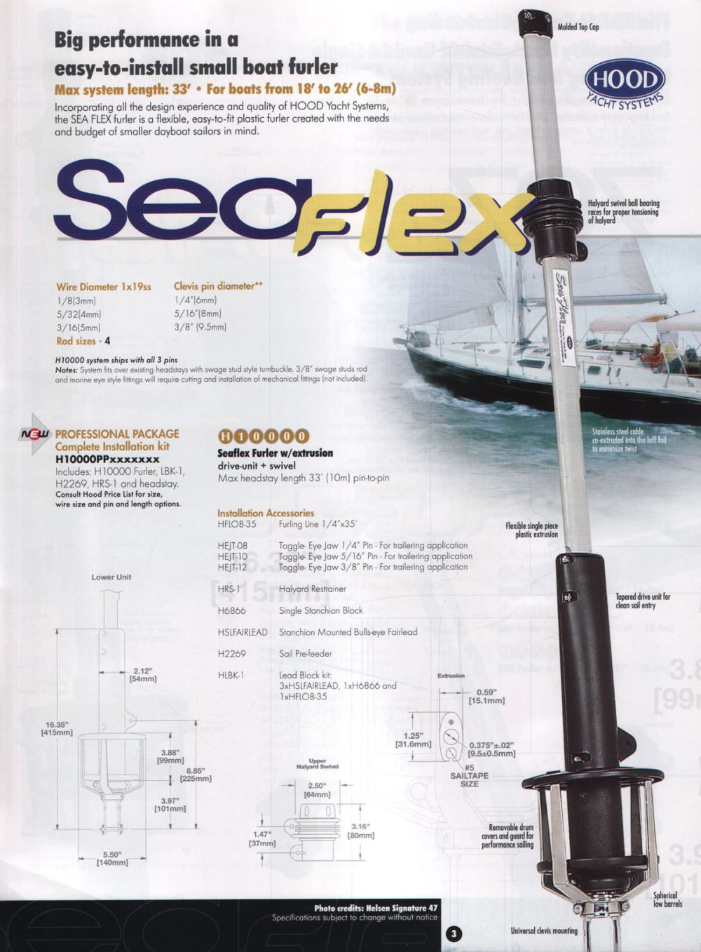 Hood Yacht System - 4663, 17455, 16247