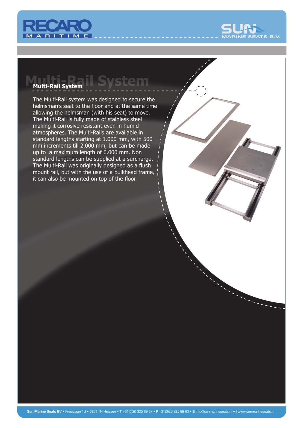 Multi-Rail System - Recaro Maritime