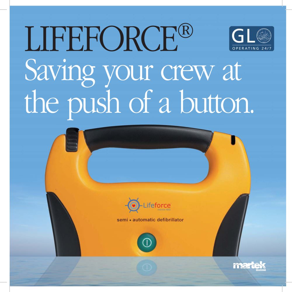 Lifeforce Marine Defibrillator - Martek Marine