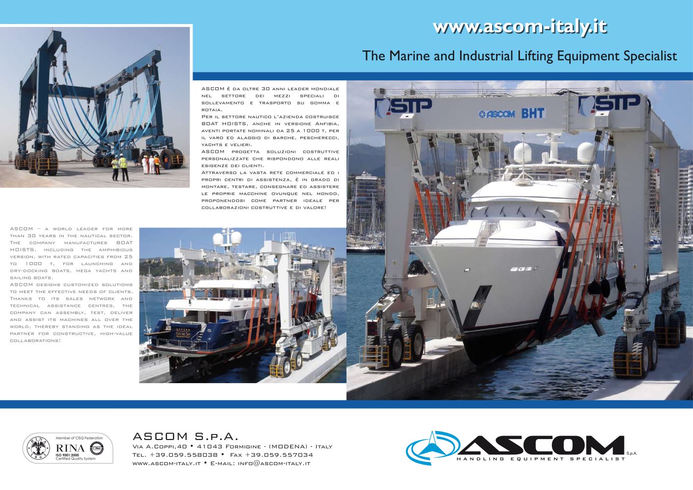 TRAVEL LIFTS - BOAT-TRAILERS - ABI Trailers
