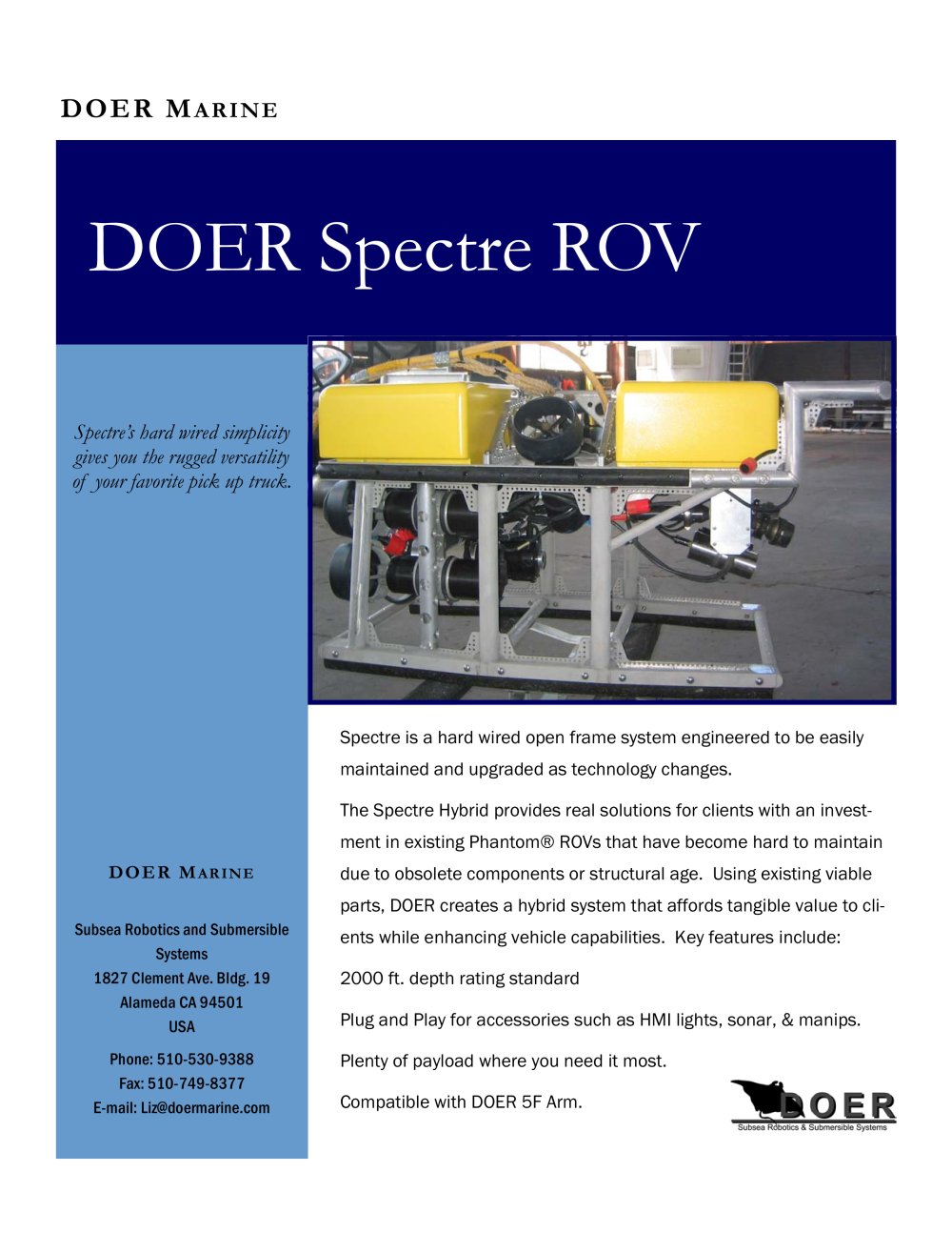 DOER  Marine - 152498, 3642, 5100