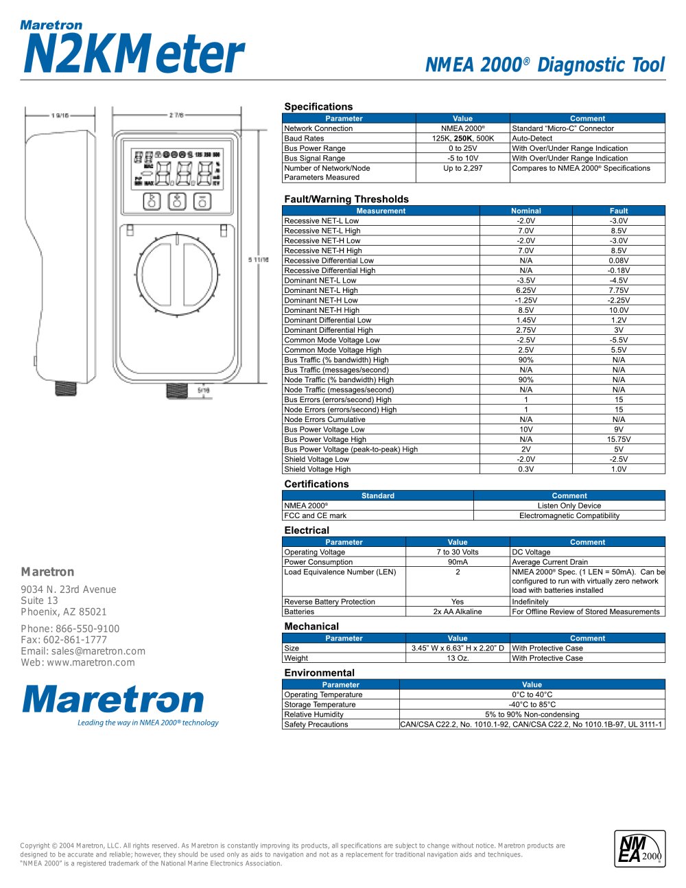 Maretron - 5114, 4987