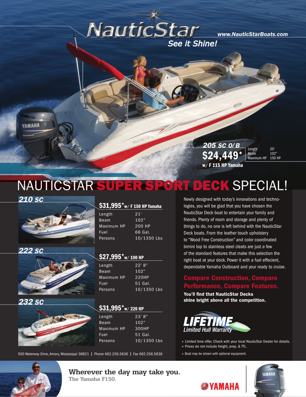 2010 SUPER SUPORT DECK SPECIAL - Nautic Star Boats