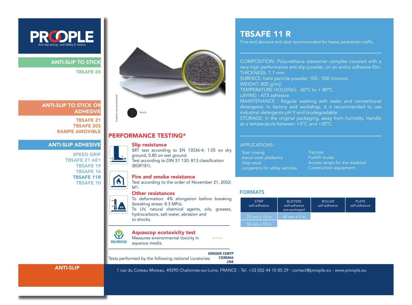 TBS Antid&eacute;rapant - 
