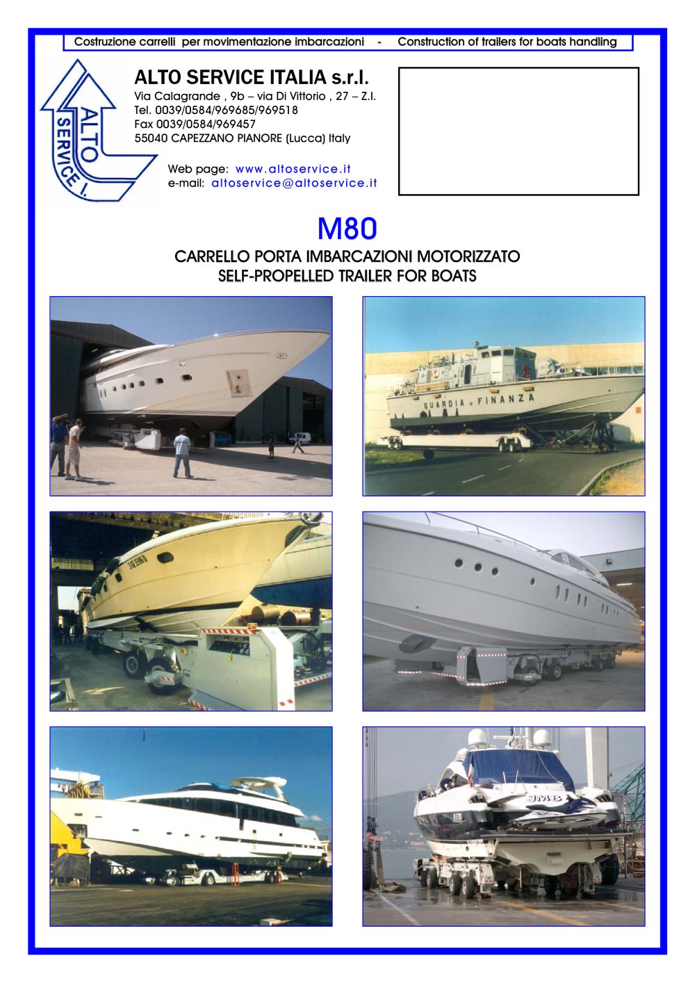 ALTO SERVICE ITALIA S.r.l. - 58086