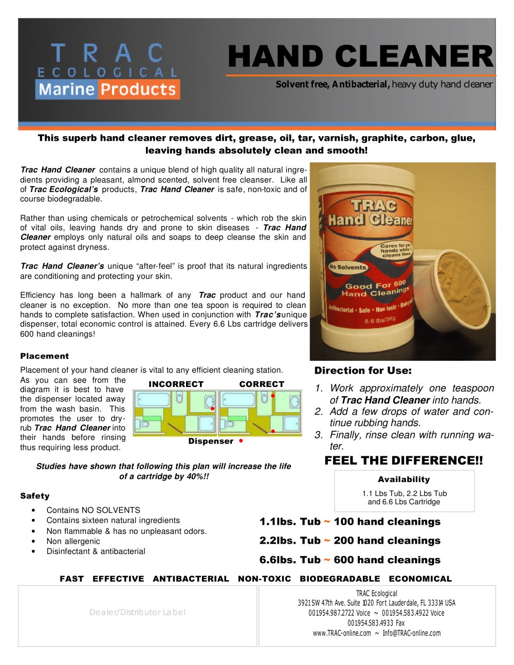 TRAC Ecological Marine Products - 18893