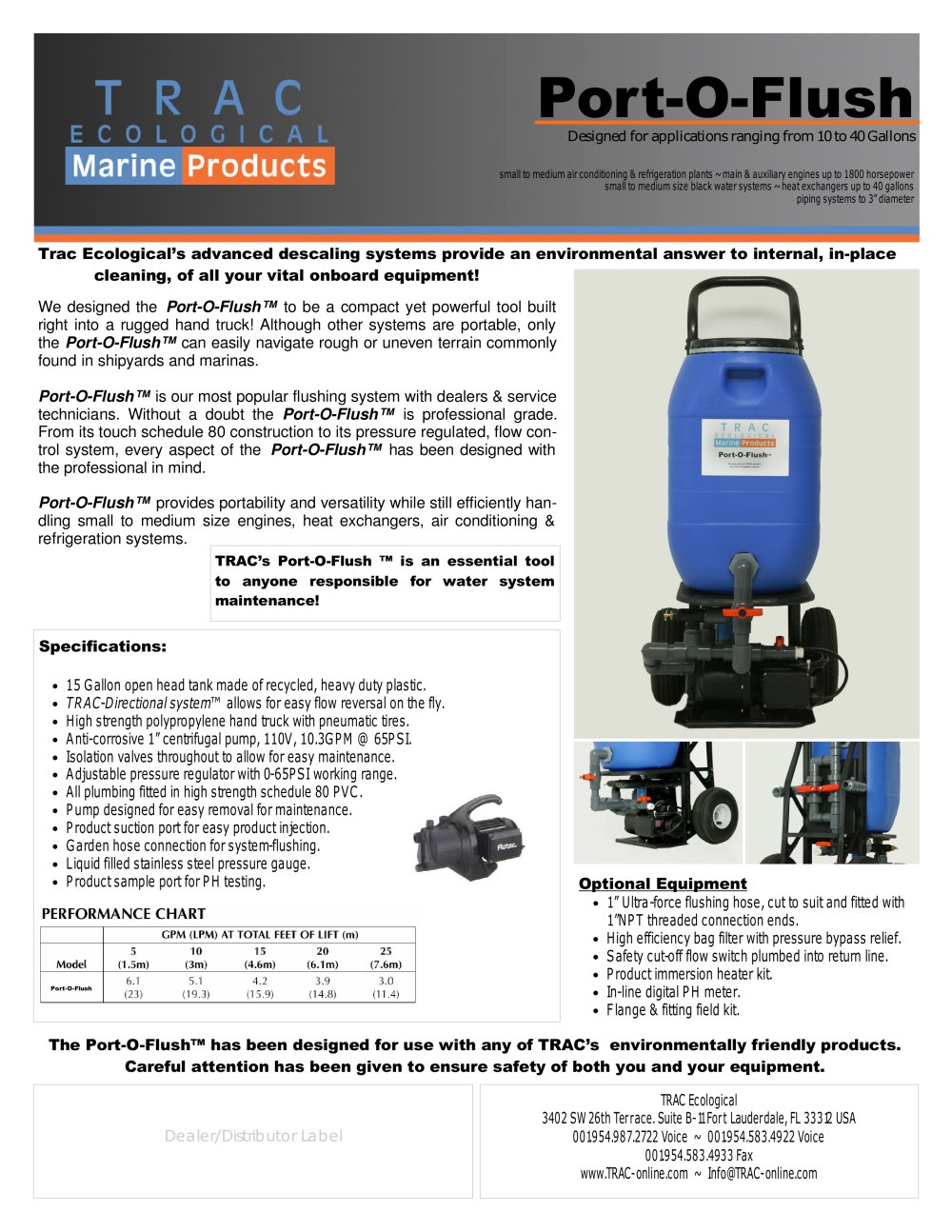 TRAC Ecological Marine Products - 