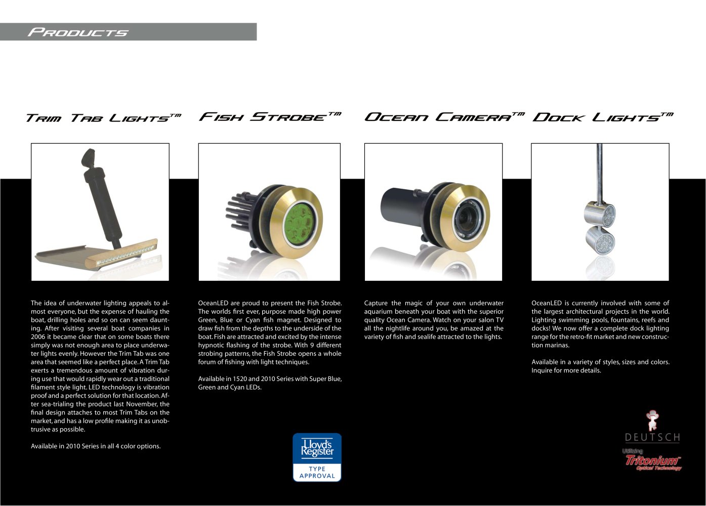 OceanLED Ltd - 152567, 152524, 52875
