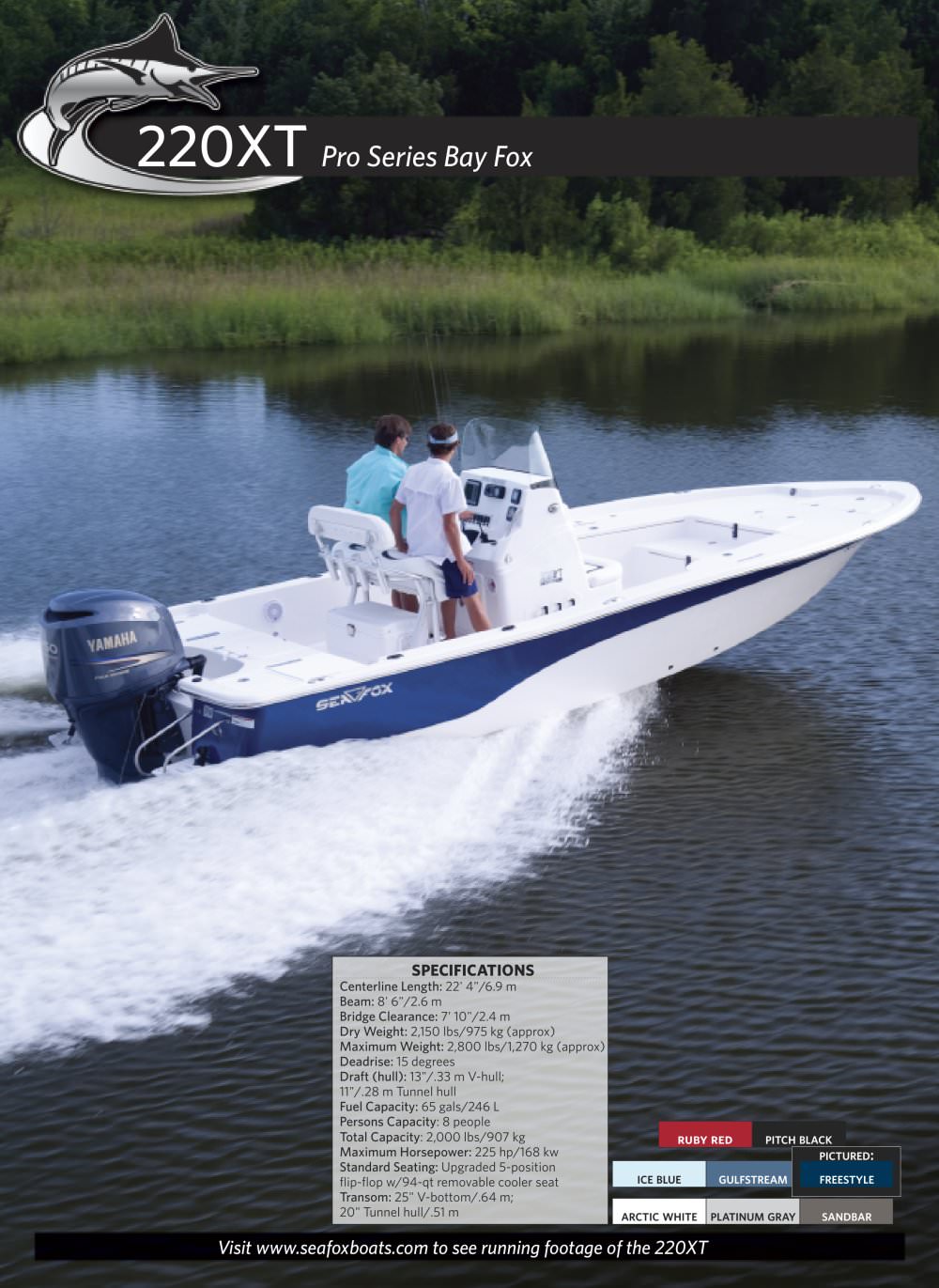 2012 sea fox 180xt pro series