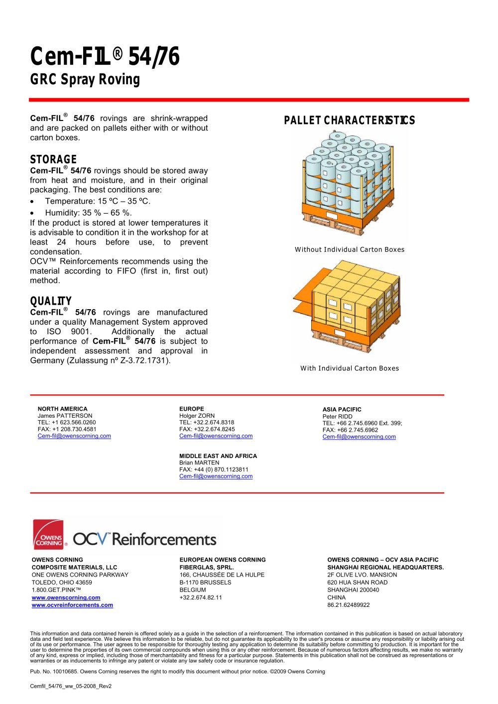 Vetrotex - OCV Reinforcements - 61317, 253986