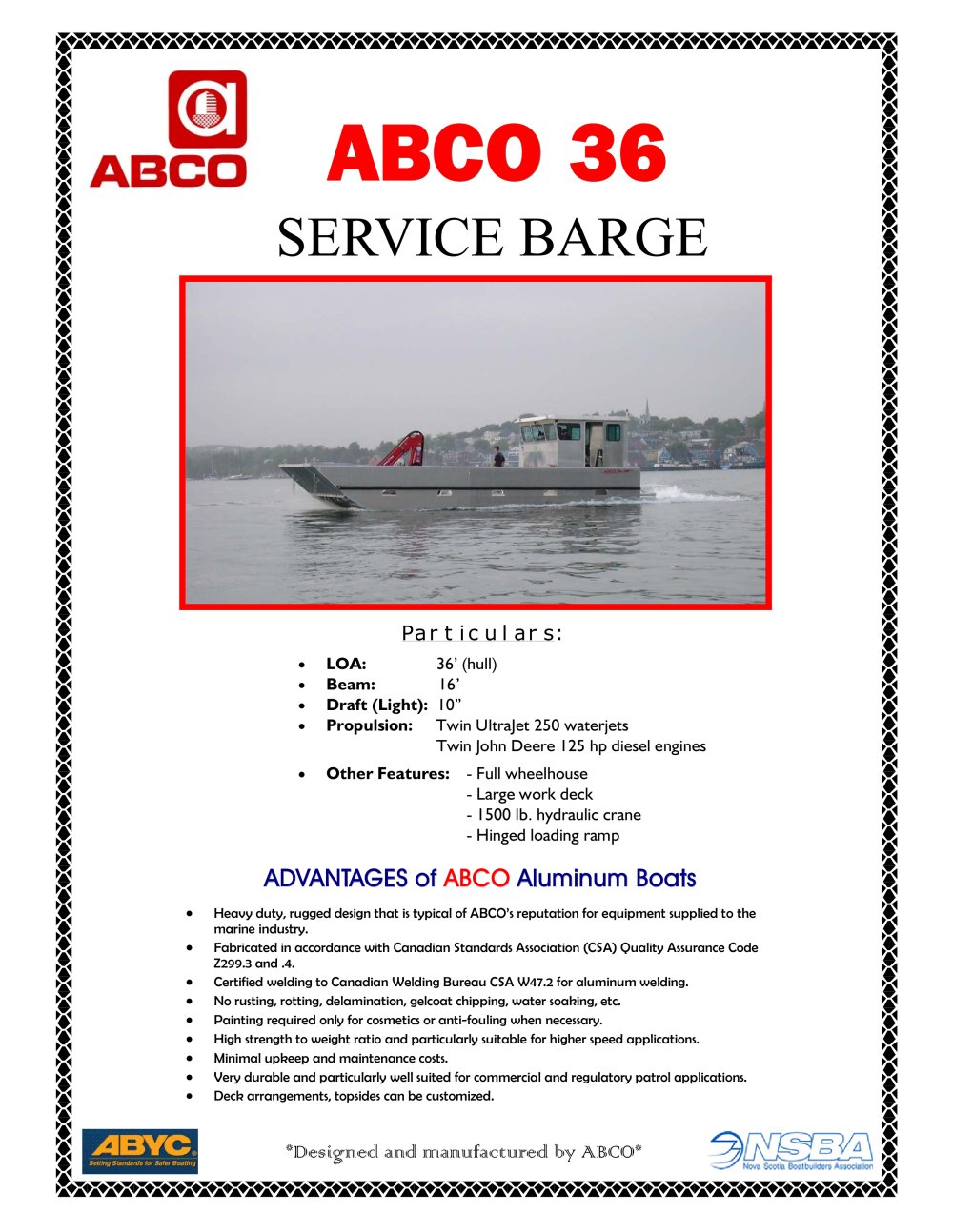 ABCO 36 - ABCO Industries Limited