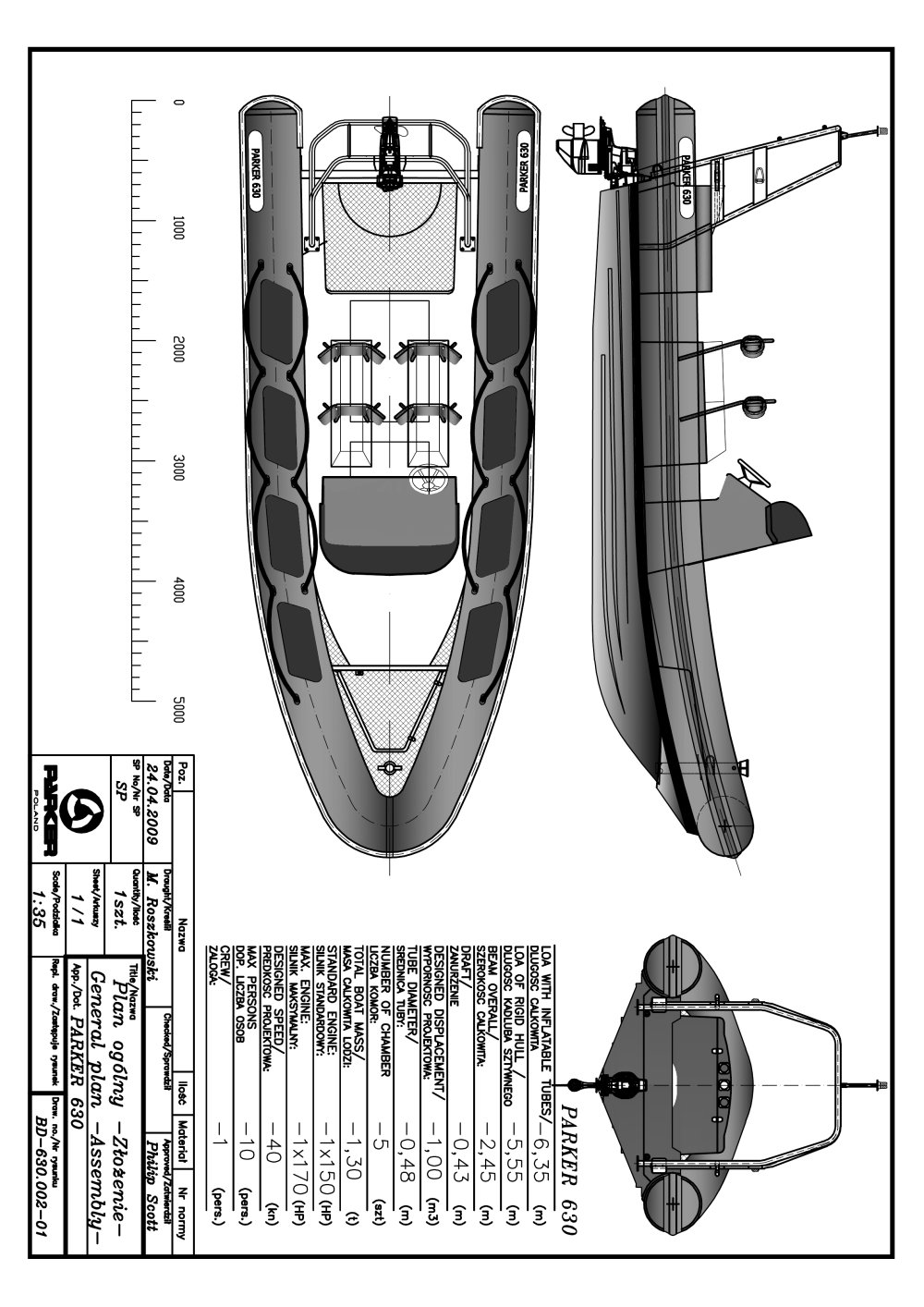 PARKER 630 - Parker RIBS