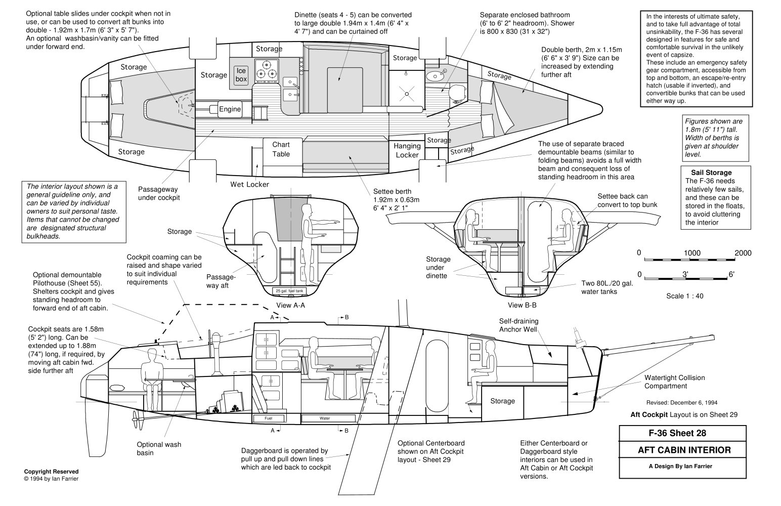 F 36 INTERIOR LAYOUT - Farrier Marine (NZ)