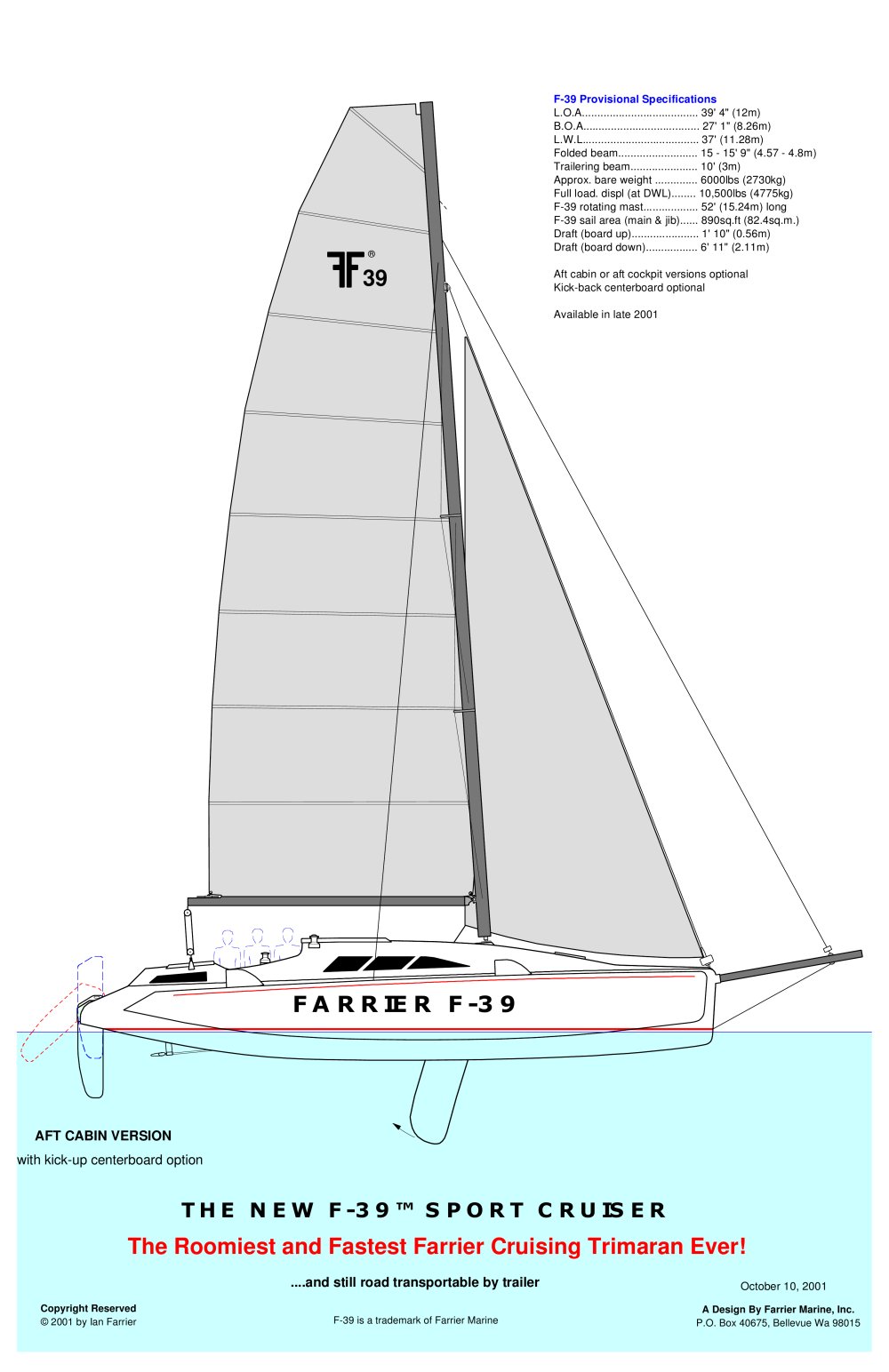 F 39 SPORT CRUISER - Farrier Marine (NZ)