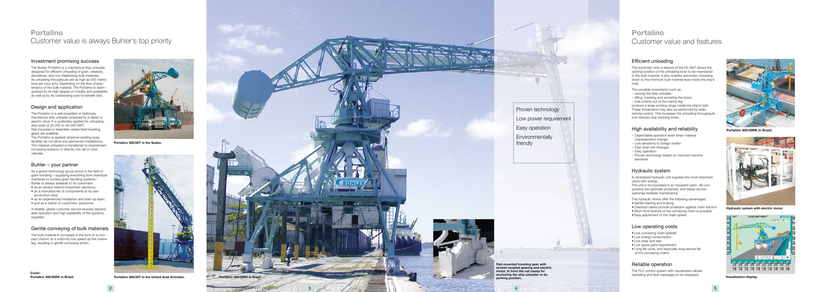 Portalino RSO Mechanical Ship Unloader - Buhler