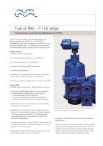Fuel oil filter