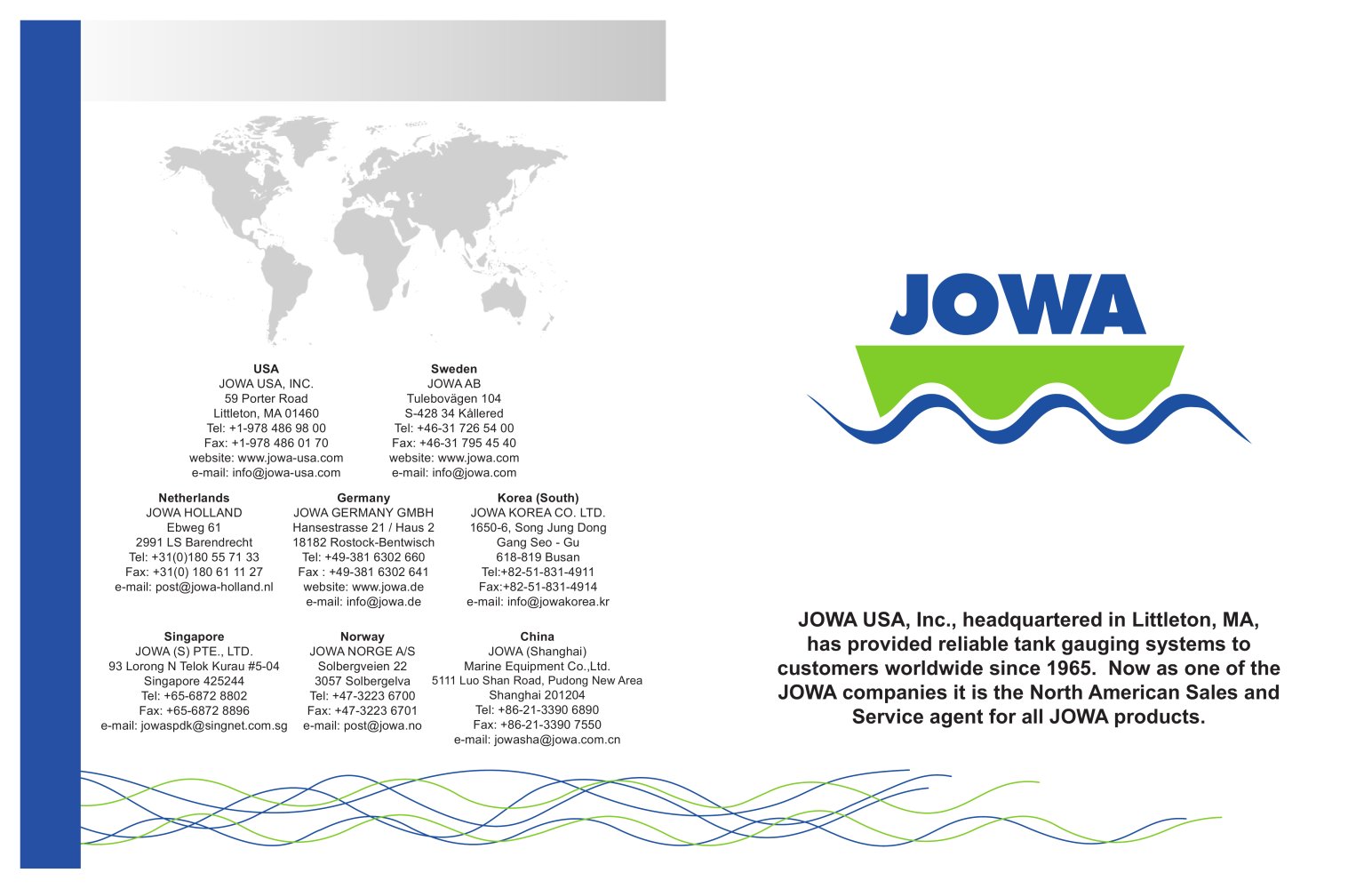 Metribeam Radar Level Sensor - JOWA AB