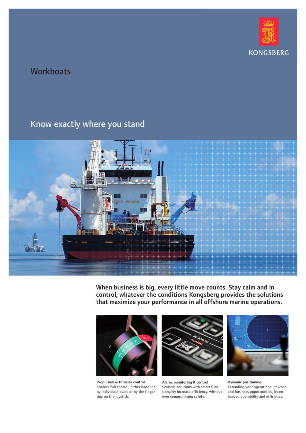 Products for workboats - Kongsberg Maritime
