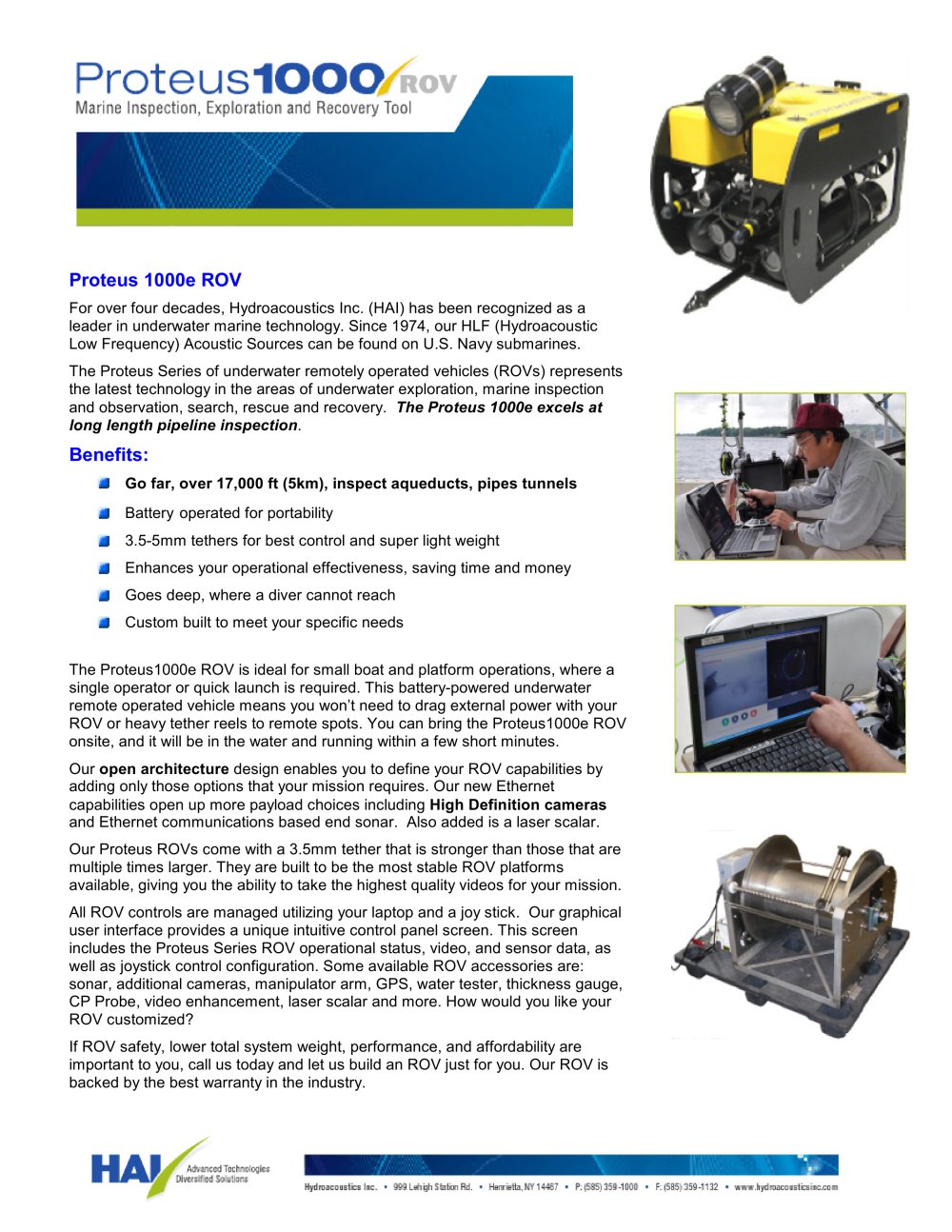 PROTEUS 1000 - Hydroacoustics Inc - HAI