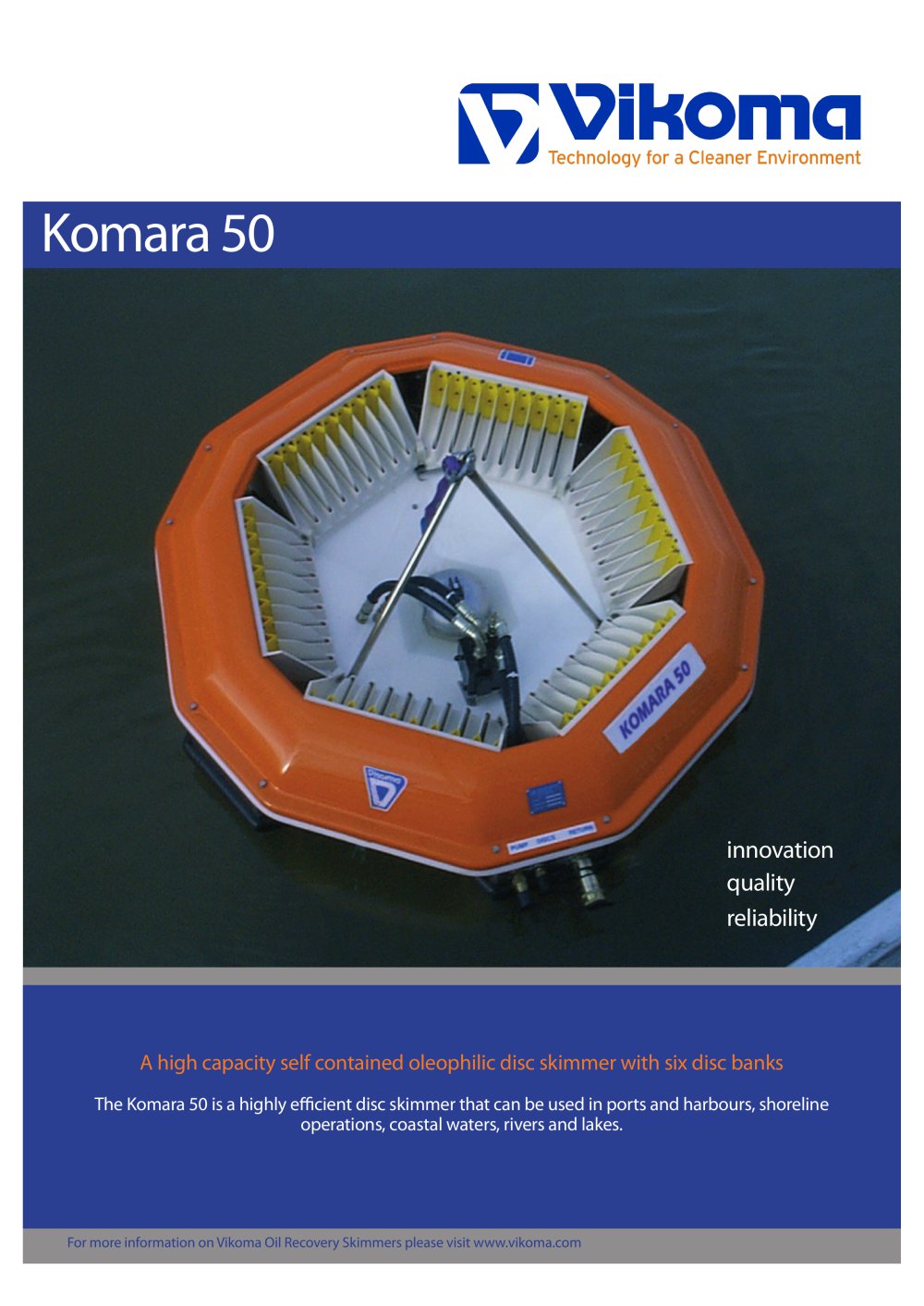 komara 50 skimmer vikoma