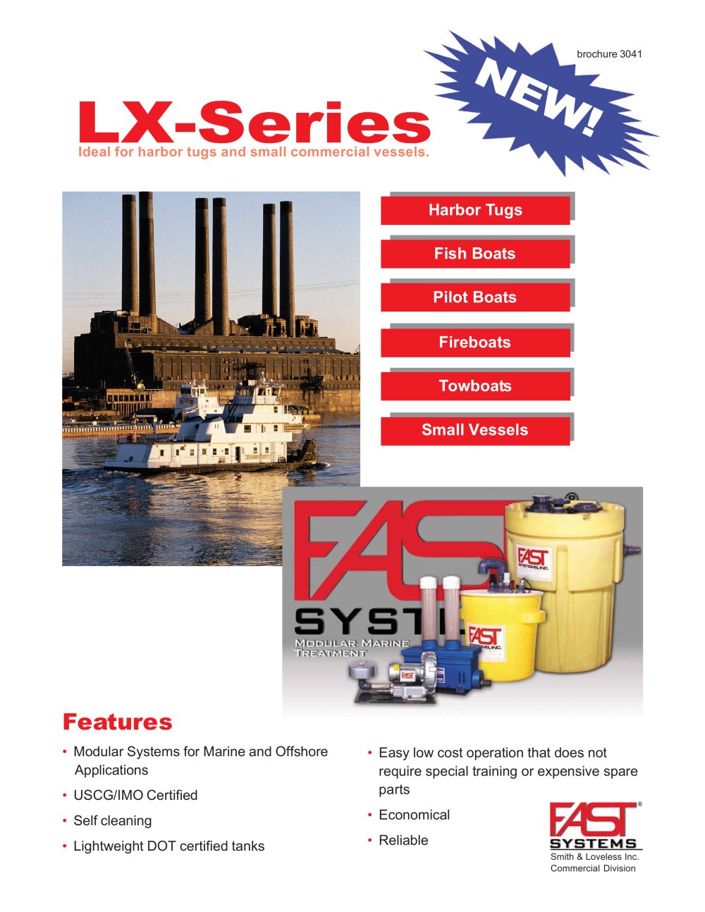 LX-Series sewage treatment - Scienco / FAST, Inc.