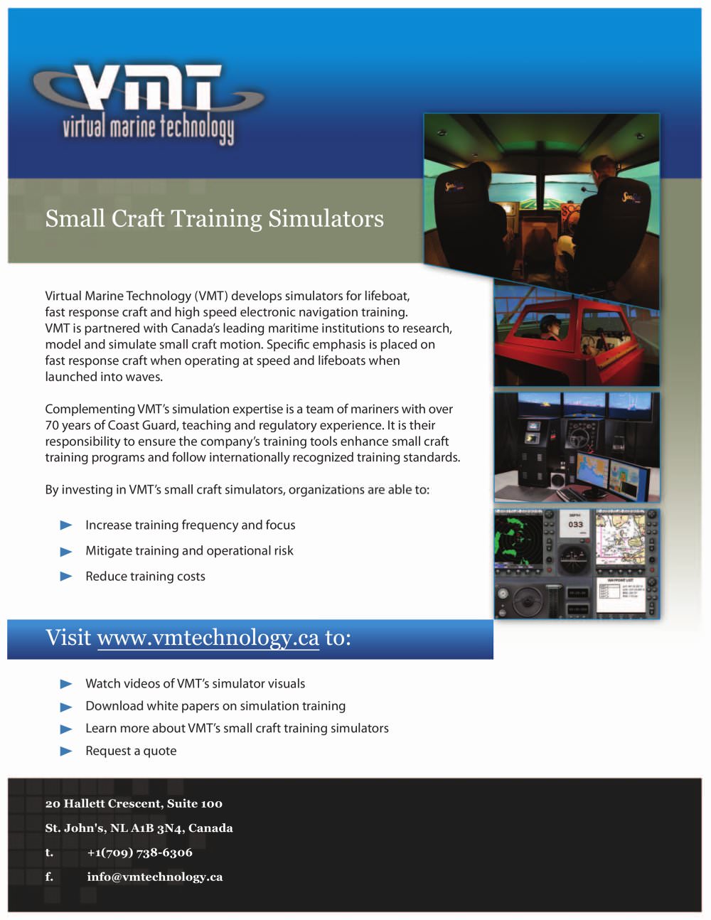 vmt brochure virtual marine technology inc pdf catalogues