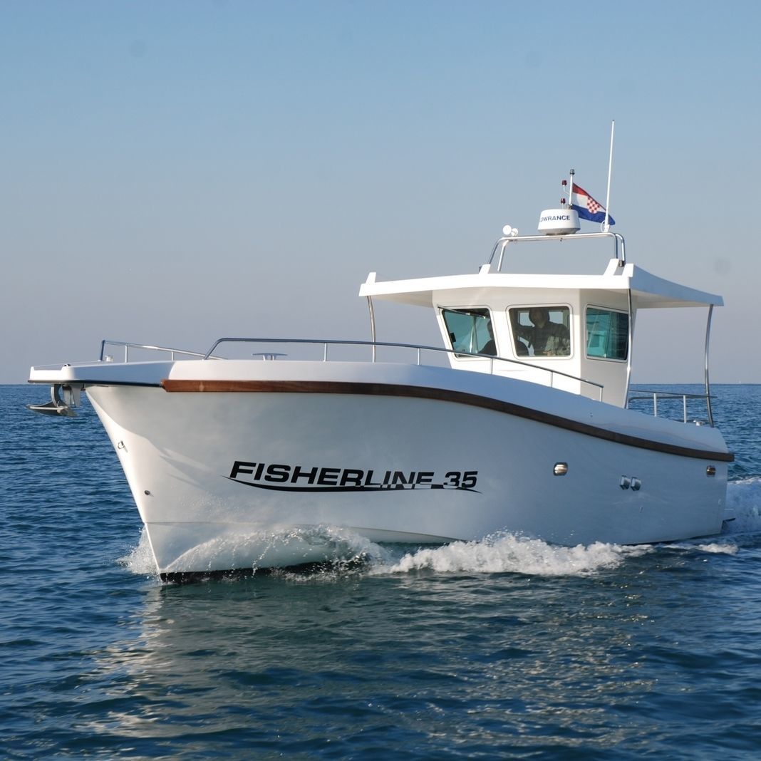 Barco De Pesca Profissional Fisherline Marservis Motor De